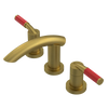 Rubinet Widespread Lav. Set. (less drain) Antique Brass Matt