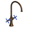 Rubinet Two Handle Single Hole Kitchen Set Tuscan Brass