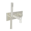 Baril Pressure balanced wall-mounted tub faucet with hand shower