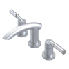 Rubinet Widespread Lav. Set. (less drain) Satin Chrome