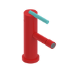 Rubinet Single Control Bidet Fitting (less drain) Red