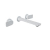 Baril Two handles wall-mounted lavatory faucet, drain not included
