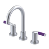 Rubinet Widespread Lav set (less drain) Satin Chrome