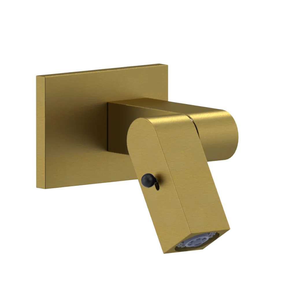 Rubinet Wall Mount Bidet & Foot Rinse with Dual Function Spray Antique Brass Matt