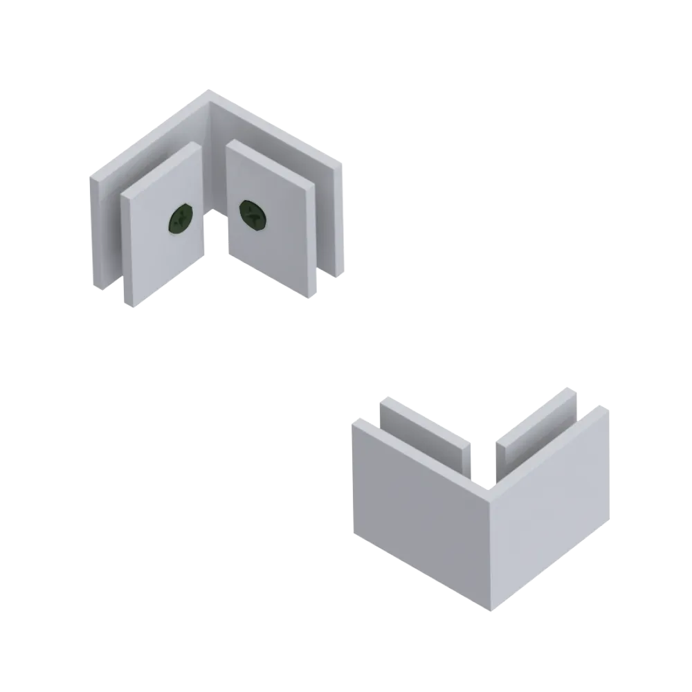 Rubinet 90 Glass to Glass White