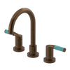 Rubinet Widespread Lav set (less drain) Tuscan Brass