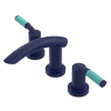 Rubinet Widespread Lav. Set. (less drain) Midnight Blue