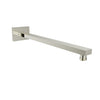 Baril 16" rectangular wall-mounted shower arm