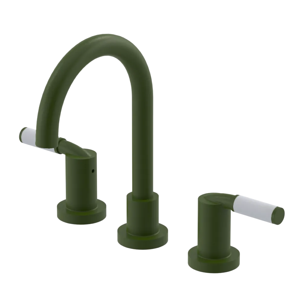 Rubinet Widespread Lav set (less drain) Green Envy