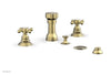 Phylrich HEX TRADITIONAL Four Hole Bidet Set 500-60