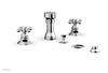 Phylrich HEX TRADITIONAL Four Hole Bidet Set 500-60