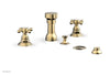Phylrich HEX TRADITIONAL Four Hole Bidet Set 500-60
