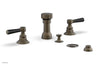 Phylrich HEX TRADITIONAL Four Hole Bidet Set 500-61