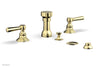 Phylrich HEX TRADITIONAL Four Hole Bidet Set 500-61