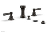 Phylrich HEX TRADITIONAL Four Hole Bidet Set 500-61