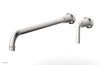 HEX MODERN 14" Single Handle Wall Lavatory Set - Lever Handle 501-18-14