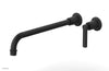 HEX MODERN 14" Single Handle Wall Lavatory Set - Lever Handle 501-18-14