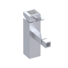 Rubinet Single Control Bidet Fitting (less drain) Satin Chrome