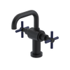 Rubinet Single Hole Dual Handle Lav. Set. (less drain) Matt Black