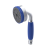 Rubinet 3 Function Hand Held Shower Only Satin Chrome