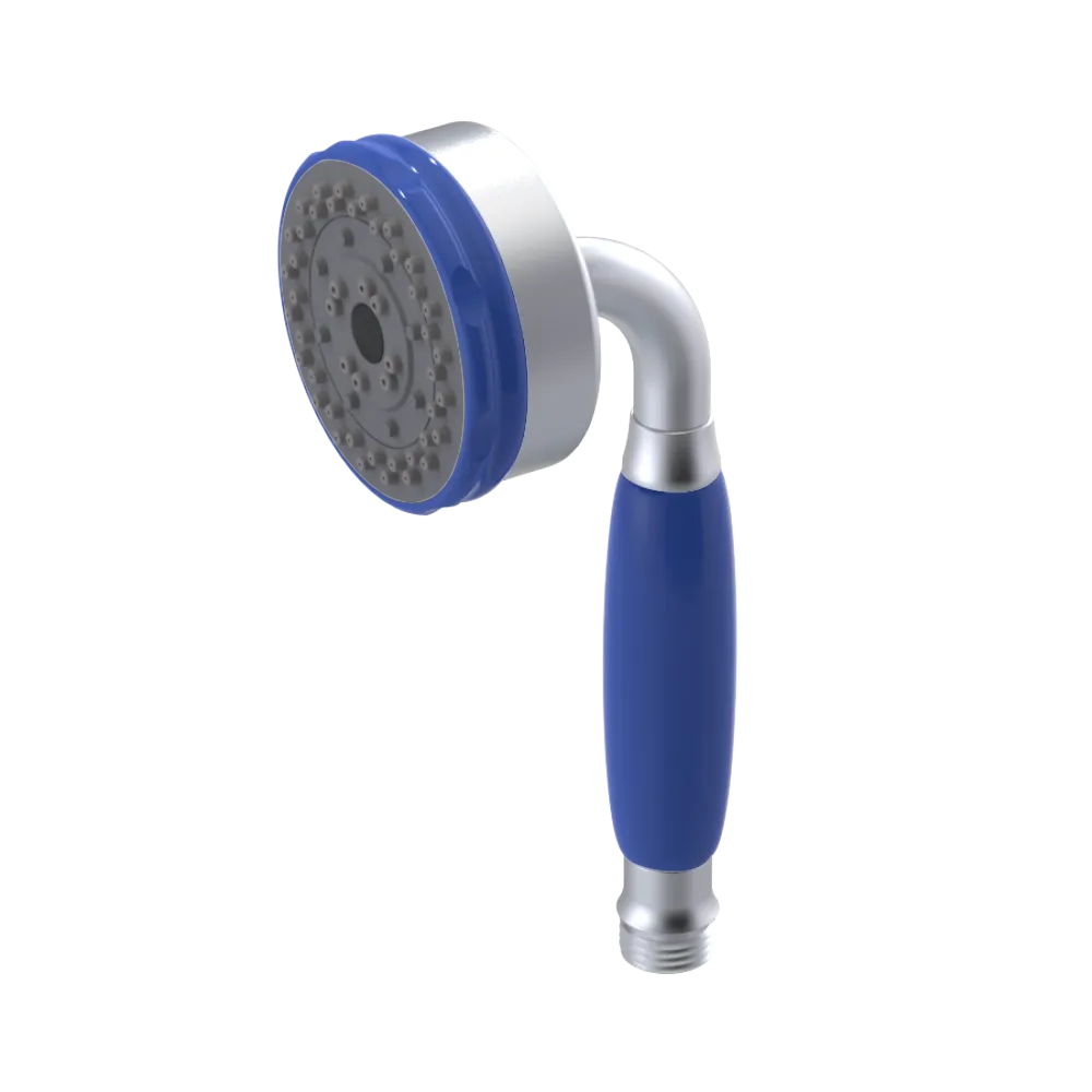 Rubinet 3 Function Hand Held Shower Only Satin Chrome