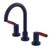 Rubinet Widespread Lav. Set. (less drain) Midnight Blue