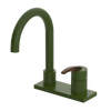 Rubinet 4" Centre Single Control Lav. Set. (less drain) Green Envy