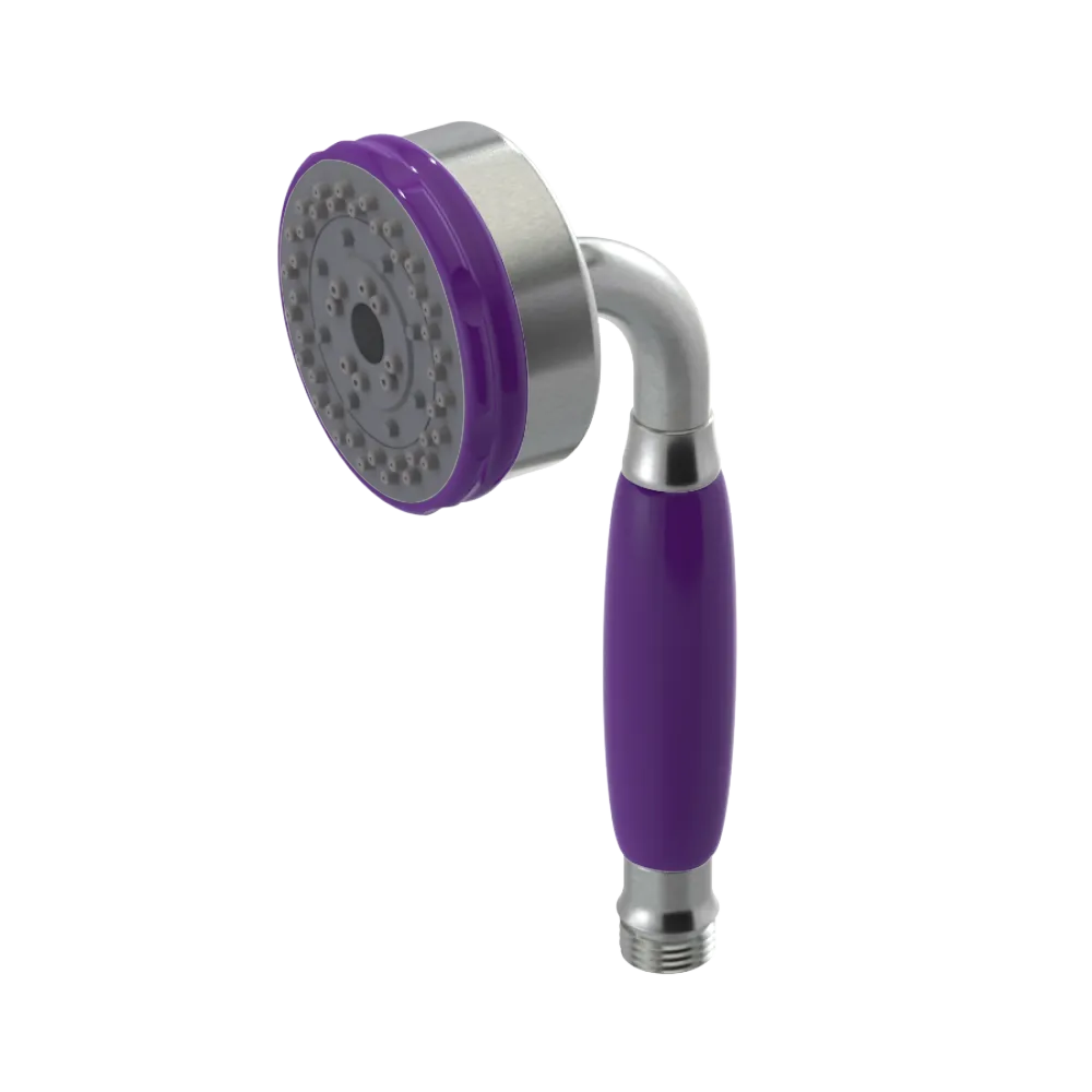 Rubinet 3 Function Hand Held Shower Only Satin Nickel