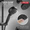 Delta 7-Setting Slide Bar Hand Shower with Cleaning