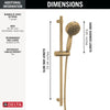 Delta 7-Setting Slide Bar Hand Shower with Cleaning