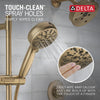 Delta 7-Setting Slide Bar Hand Shower with Cleaning