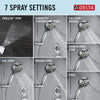 Delta 7-Setting Slide Bar Hand Shower with Cleaning