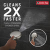 Delta 7-Setting Slide Bar Hand Shower with Cleaning