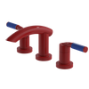 Rubinet Widespread Lav. Set. (less drain) Red