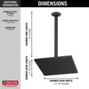 Delta Shower Arm & Flange 14" Ceiling