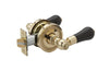 FRIENZE BLACK ONYX Door Lever Passage Set 5232