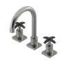 Rubinet Widespread Lav. Set. (less drain) Satin Nickel