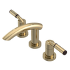 Rubinet Widespread Lav. Set. (less drain) Gold