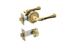 Phylrich BEADED Door Lever w/ Privacy Bolt 5253