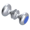 Rubinet Shower Door Knob (set) Satin Chrome