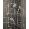 Delta 17 Series Integrated Diverter Trim with Six Function Diverter Less Diverter Handle