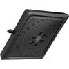 Universal Showering 3 Setting H2OKINETIC Square Raincan - Matte Black