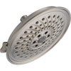 Universal Showering Delta: 3 Setting H2OKINETICS Traditional Raincan Shower Head - Stainless Steel