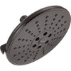 Universal Showering 3 Setting H2OKINETIC Transitional Raincan Shower Head - Venetian Bronze