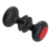 Rubinet Shower Door Knob (set) Matt Black