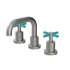 Rubinet Widespread Lav. Set. (less drain) Satin Nickel