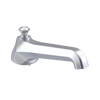 Rubinet Tub Filler Spout Deck Mount Satin Chrome