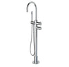 Cabano Thermostatic floor mount tub filler with hand shower