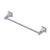 Rubinet Towel Bar 18" Satin Chrome