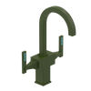 Rubinet Single Hole Dual Handle Lav. Set. (less drain) Green Envy